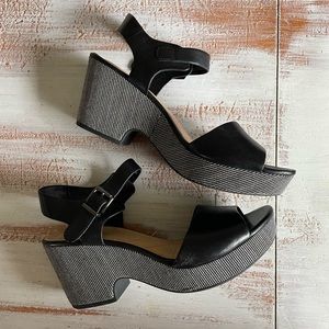 Clarks Platform Sandals